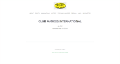Desktop Screenshot of clubmarcos.net