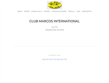 Tablet Screenshot of clubmarcos.net